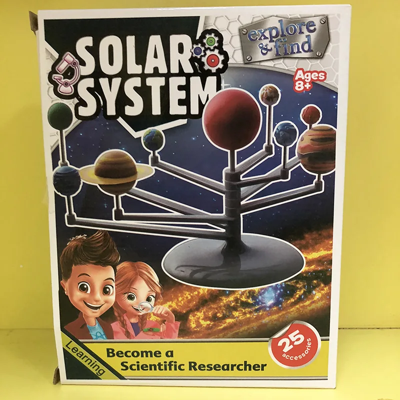 

Teenager DIY Toy Set Science Series Solar System Planetarium Model Science Experiment Nine Planets