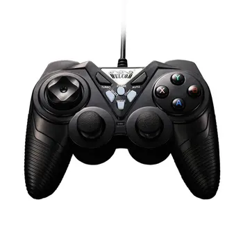 

WE-8400 Wired game controller game pad PC notebook vibration Double play