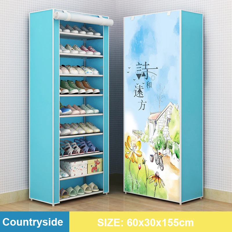 Multi-layer Assembled Shoe Rack Dust-proof Storage Shoe Cabinet Home Shoe Stand Dormitory Simple Storage Shelf Organizer Holder Multi-layer Assembled Shoe Rack Dust-proof Storage Shoe Cabinet Home Shoe Stand Dormitory Simple Storage Shelf Organizer Holder