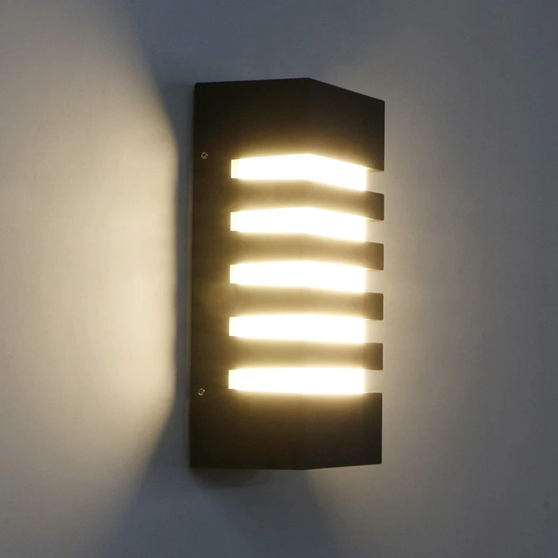 Outdoor Wall Light 15W LED Waterproof Wall Light Porch Corridor Exterior Light
