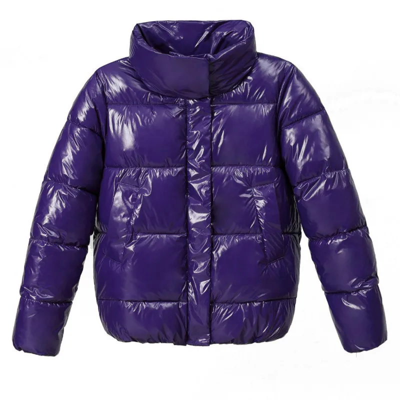 

Winter Coat Women Parka Womens Fashion 2019 Turtleneck Plus Size Female Jacket Zipper Korean Woman Clothes Pink