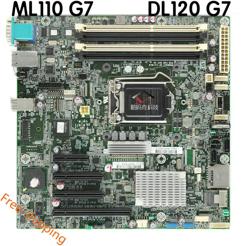 

644671-001 For HP ProLiant ML110 G7 DL120 G7 motherboard 625809-001 625809-002 motherboard100%tested fully work