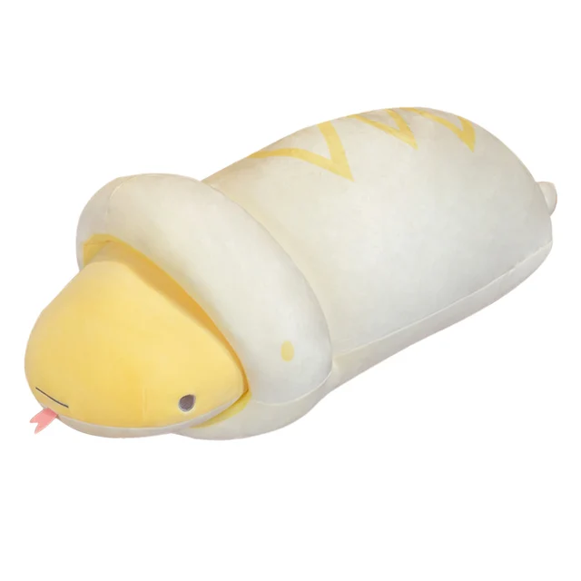 Kawaii Peeling Snake Plush Toy Snake Plush Doll Sleeping Pillow Home Decoration Doll Children Girl Favorite Gift