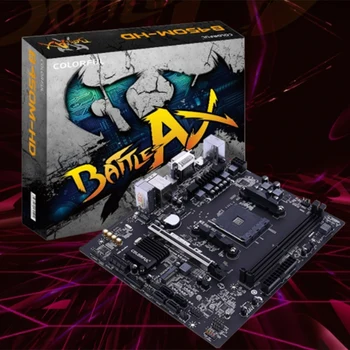 

COLORFUL BATTLE-AX B450M-HD V14 Motherboard Dual Channel DDR4 32GB RAM USB3.0 SATA3.0 6Gb/S for AM4 Interface Processor