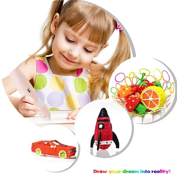 

3D Printing Pen Three-dimensional Painting 3D Drawing Pen DIY Handmade Children's Educational Toys 3D Pen Children'S Day Gifts