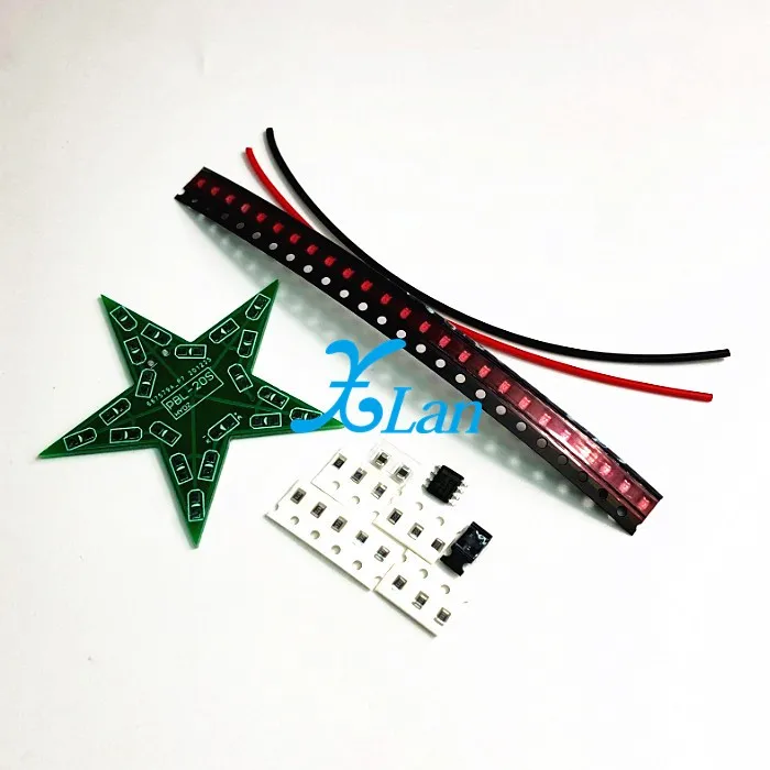 

Star breathing lamp kit star lamp parts DIY practice star lamp patch element welding exercise board