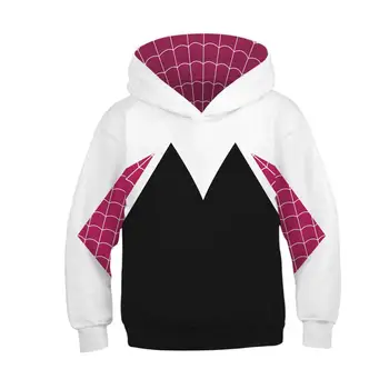 

2019 Autumn Boys Girls Hoodies Long Sleeve Spider-Man Print Kids Sweatshirt Cosplay Costume Cartoon Hoodie Children Clothes