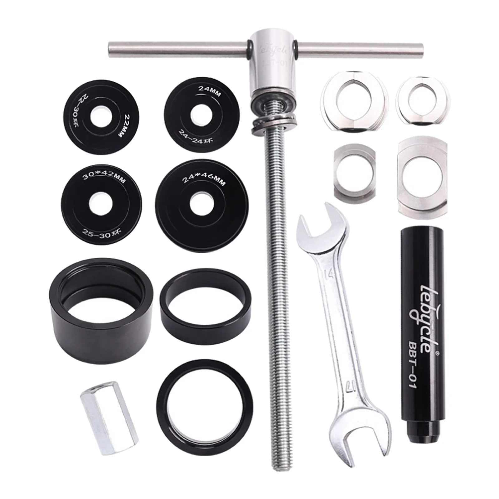 Bike Headset Cup Bottom Bracket Press Installation Tool Press-fit BB Install Tool BB386 PF30, BB86, BB30, BB91, BB92, 6085,6806
