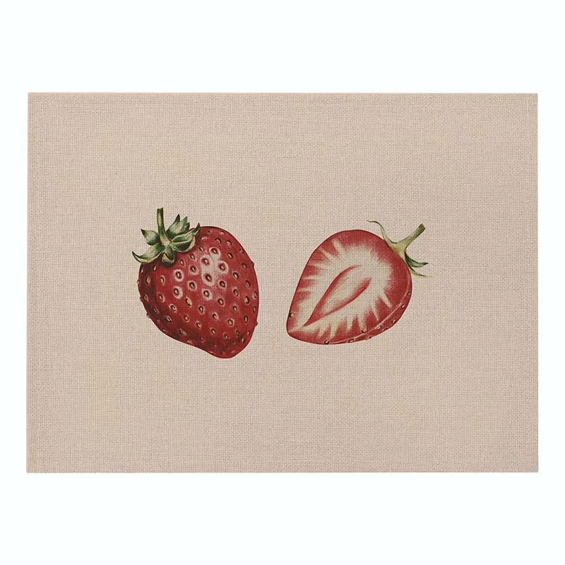 

Fruit Placemat Dining Table Kitchen Summer Watermelon Decoration Dining Mat Accessories Tableware Pad Multifunction Napkins
