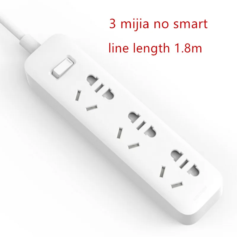 Xiaomi Mi Mijia силовая лента 2.1A Быстрая зарядка 3 USB удлинитель штепсельная вилка 6