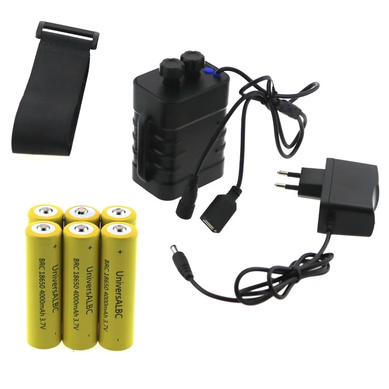 Съемный 6X18650 Аккумулятор Чехол USB выход 5 В для мобильный телефон и постоянного