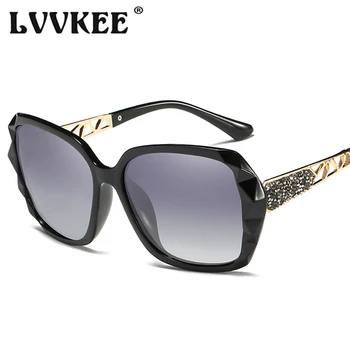 

Luxury Brand Design Polarized Sunglasses Ladies Elegant Big Sun Glasses for women Prismatic Eyewear UV400 Oculos De Sol Female