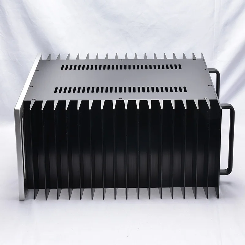 Full aluminum DIY 4320 power amplifier chassis class A enclosure big heatsink HIFI box