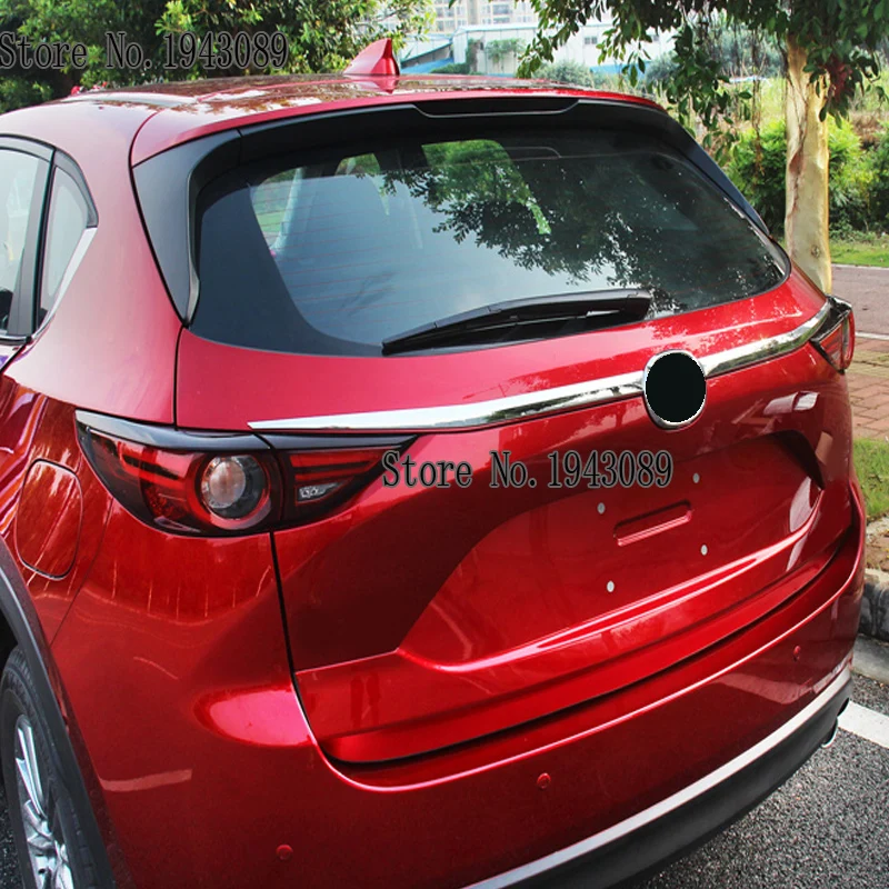 Подходит для Mazda CX5 CX-5 CX 5 KF ABS хром ремонт задний бампер багажник задний бампер хвост коробка отделка 2 шт