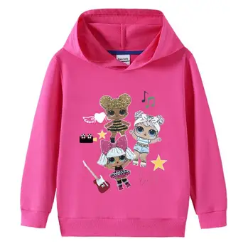 

Toddler Girl Autumn Clothes Long Sleeve Sweater LOL Dolls Cartoon Print for Girls Boys Full Kids Hoodies Clothing Sweatshirt