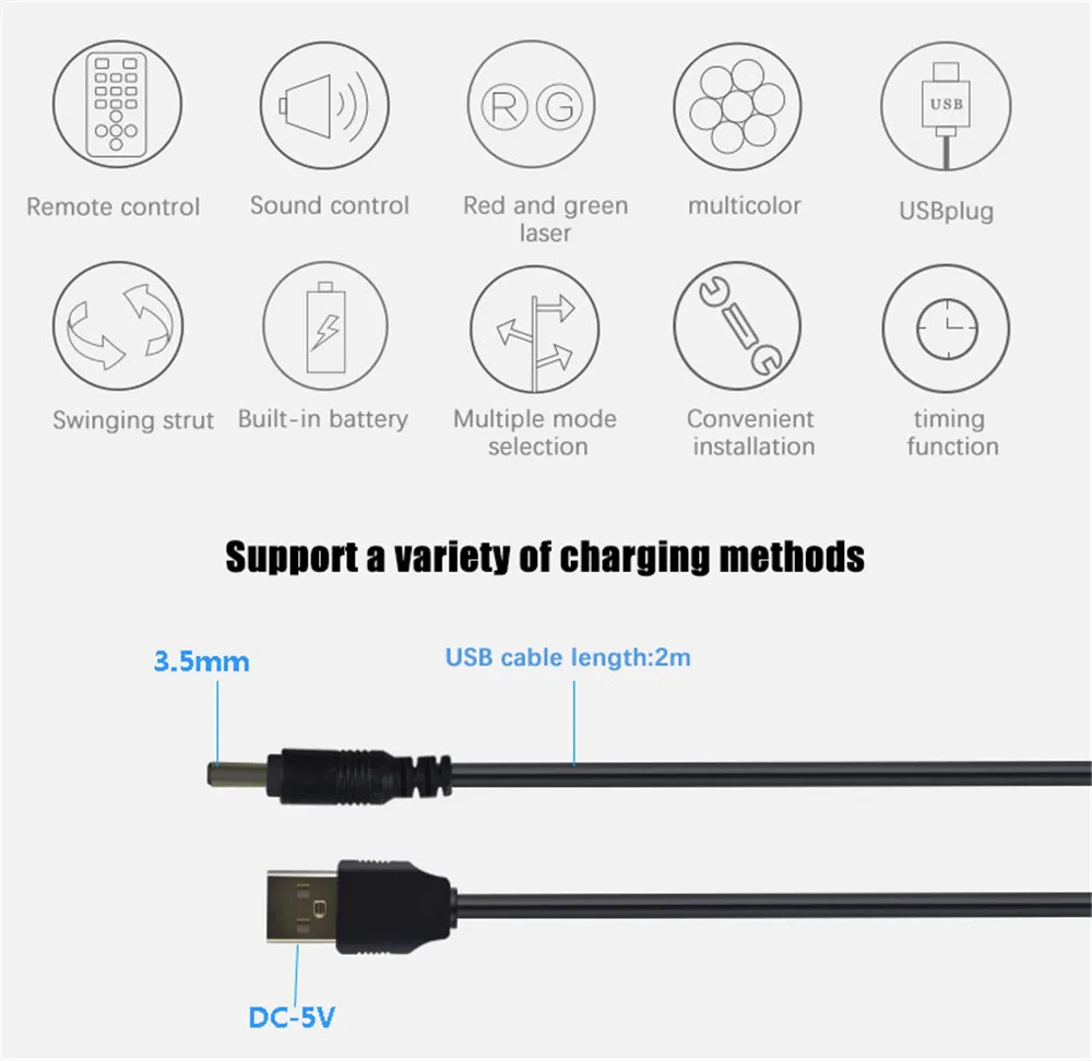 Многомодовый автомобильный Звездный светильник с USB проекцией, декоративный пульт дистанционного управления/Звуковое управление, лазерный Звездный светильник, атмосферная лампа, 1 комплект