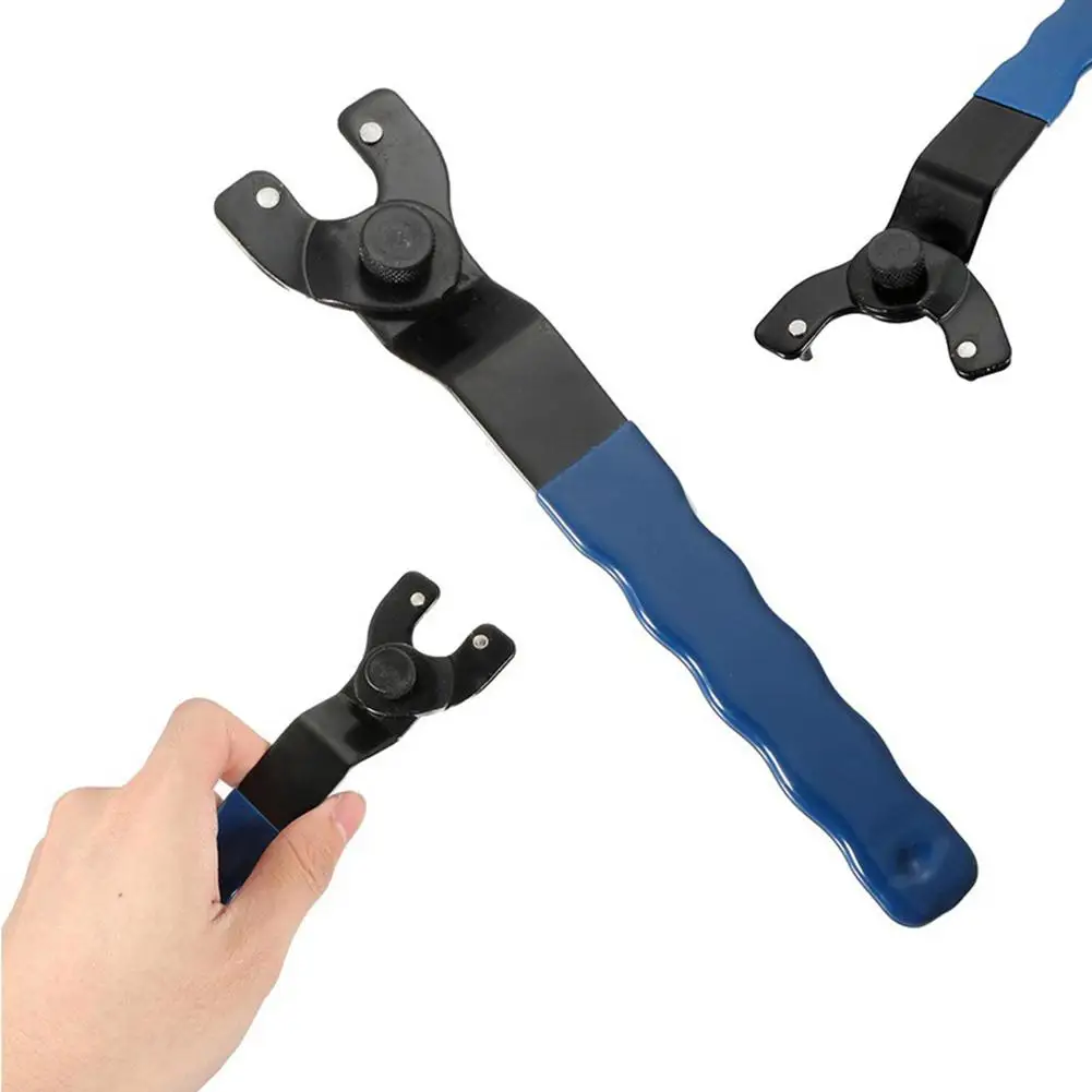 

Adjustable Pin Spanner Wrench for Angle Grinder Hubs Arbors Tool Steel Durable