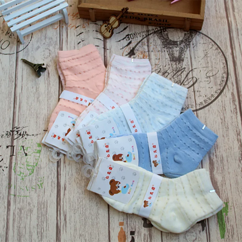 Spring Summer Mesh Stockings Breathable Comfortable Thin CHILDREN'S Cotton Socks Students Men And Women Children Porous Socks Sh