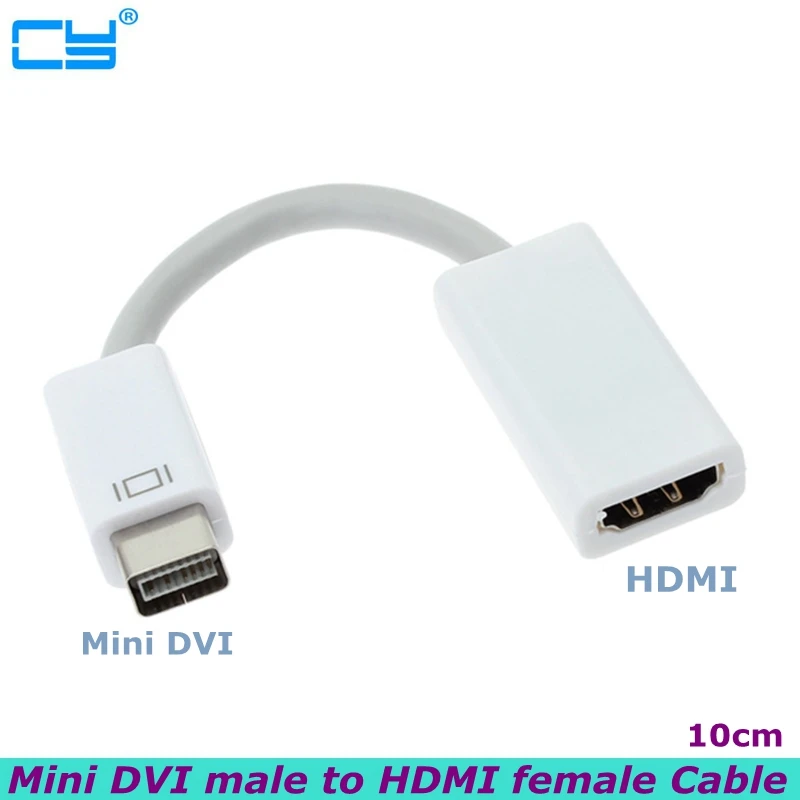 Mini DVI Male to HDMI-compatible Female Video Adapter is Suitable for Computer Mobile Phone Display Projector old Macbook | Компьютеры и