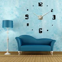 [Manufacturers Direct Selling] Manufacturers Direct Selling Creative Wall Clock DIY Wall Clock Mirror Sticker Wall Sticker Clock