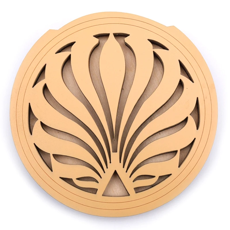 

Acoustic Wooden Guitar Feedback Buster Sound Hole Cover Sound Buffer Hole Protector Halt Mute for Eq Acoustic Folk Guitars