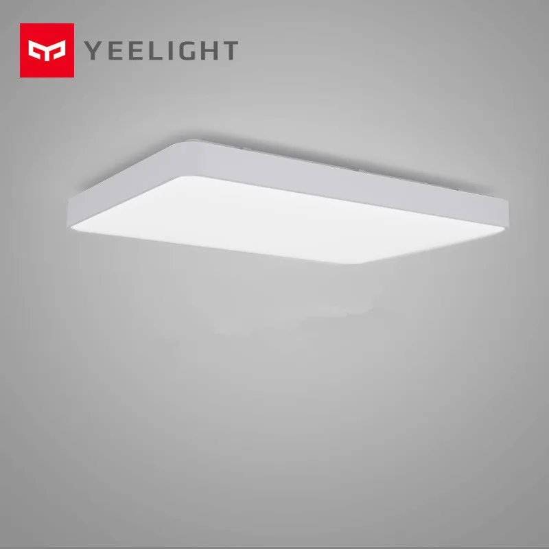 Xiao mi jia Yeelight умный потолочный светильник Pro квадратный светодиодный 96x64 см плюс лампа Голосовая/mi домашнее приложение управление для спальни гостиной - Цвет: gray shell
