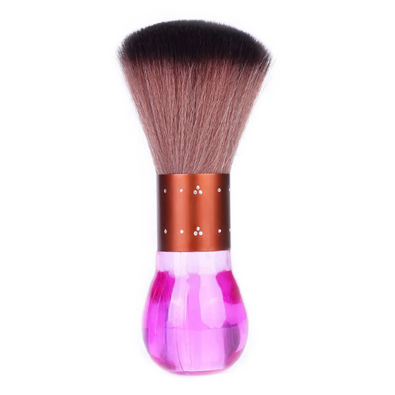 Мягкий черный уход за кожей лица Duster Dispencer Профессиональная щетка для волос расческа парикмахерская с хрустальной ручкой