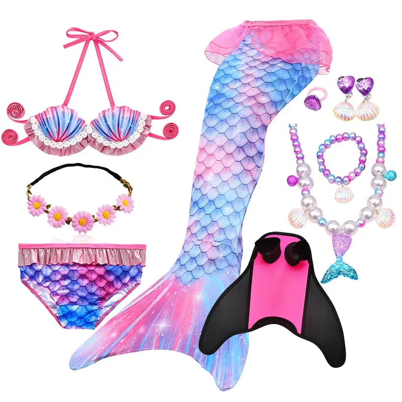 Little Mermaid Tail Cosplay Costume Set