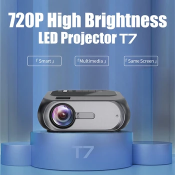 

TOPRECIS T7 HD Projector 720P 200ANSI LCD Phone Same Screen Wireless WiFi LED Video Movie EU Projector Beamer Home Theater