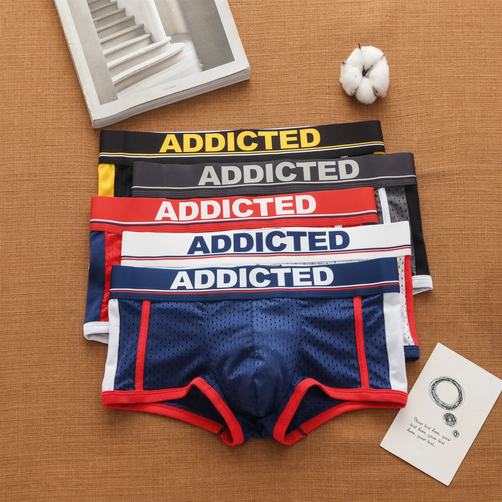 Addicted Underwear Man Underpants Fashion Underwear Men Addicted