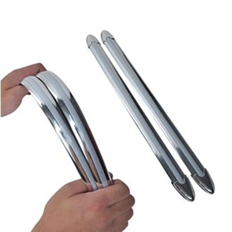 4Pcs/Set Strips Anti-scratch Bumper Protector Guard ABS Practical Popular