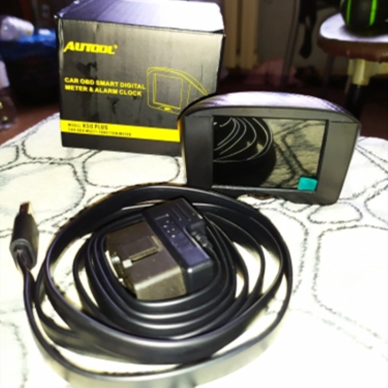 AUTOOL X50 Plus OBD2 дисплей измеритель скорости авто бортовой компьютер автомобиль OBD Умный Цифровой измеритель скорости напряжения датчик температуры сигнализация