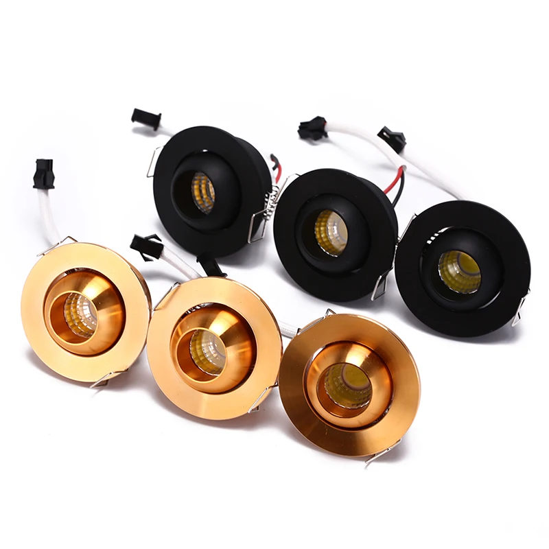1PC LED Recessed Cabinet Mini Spot Light 3W LED Spotlight Ceiling Down Light Lamps Downlights For Living Room Bedroom