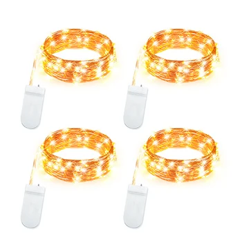 1Pcs Waterdichte IP65 Koperdraad Led String Lights Fairy Decoratie Lamp Voor Kerstboom Wedding Thuis Party Outdoor Indoor
