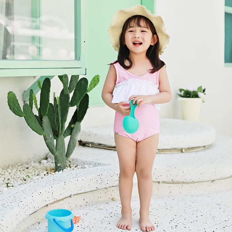 

INS KID'S Swimwear GIRL'S One-piece Baby Infant Cute Tour Bathing Suit Princess Small CHILDREN'S South Korea Swimwear 1-3 Years