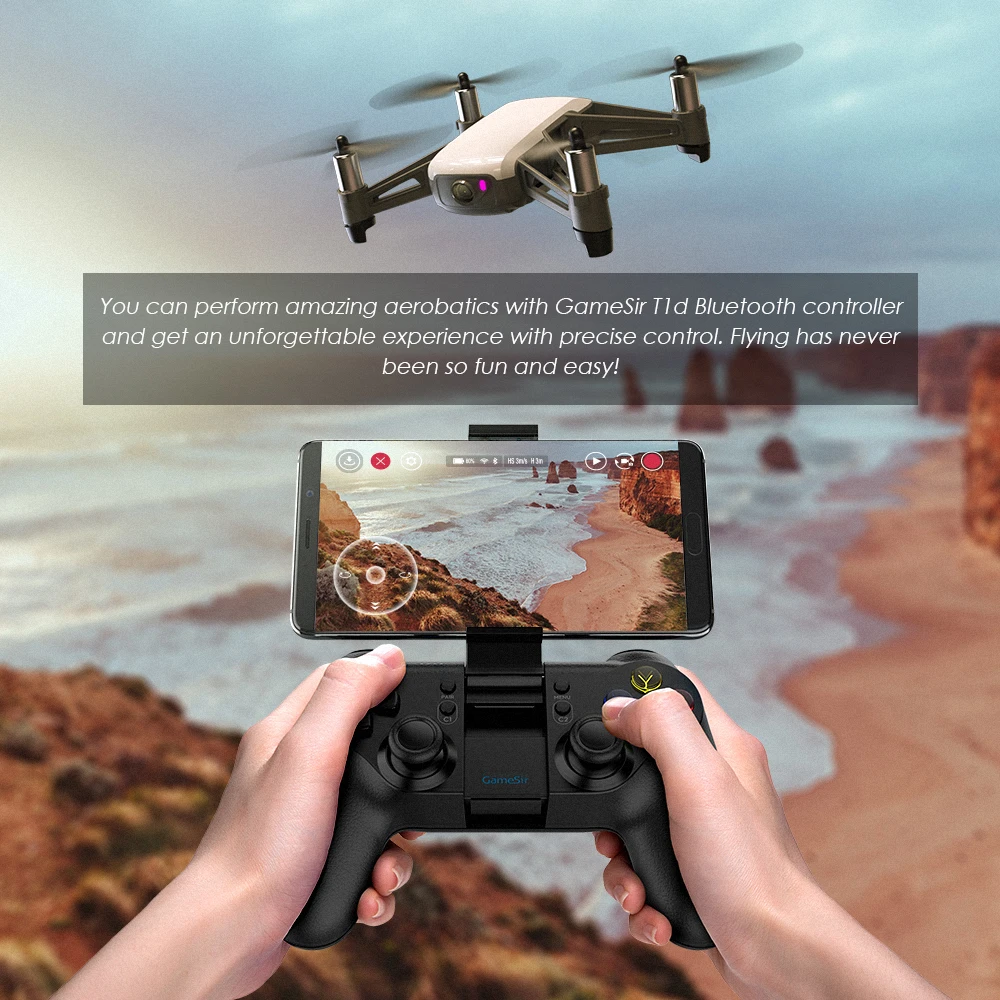 GameSir DJI Tello Mini п  Ʈѷ,    ȵ̵ Ʈ ȣȯ , T1d