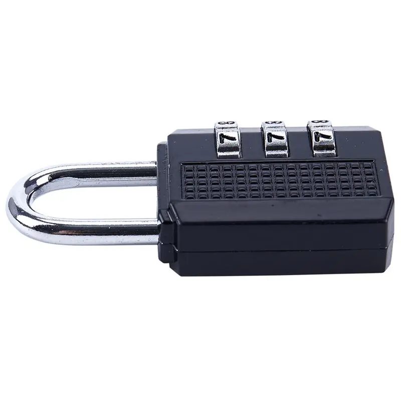Комбинированный навесной замок 25 мм 3 Digit 2 Pack/S