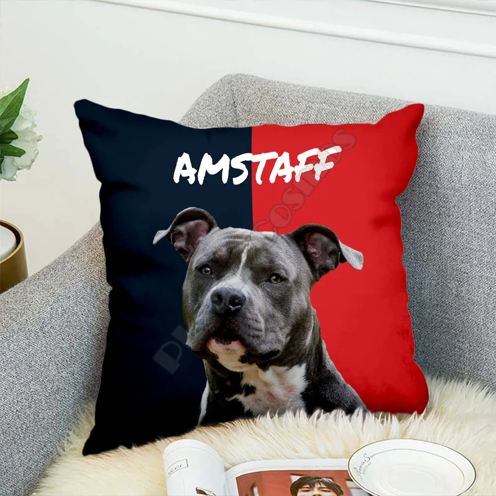 Наволочки для подушек Best Friend Amstaff наволочки диванных украшение дома 01 | Дом и сад