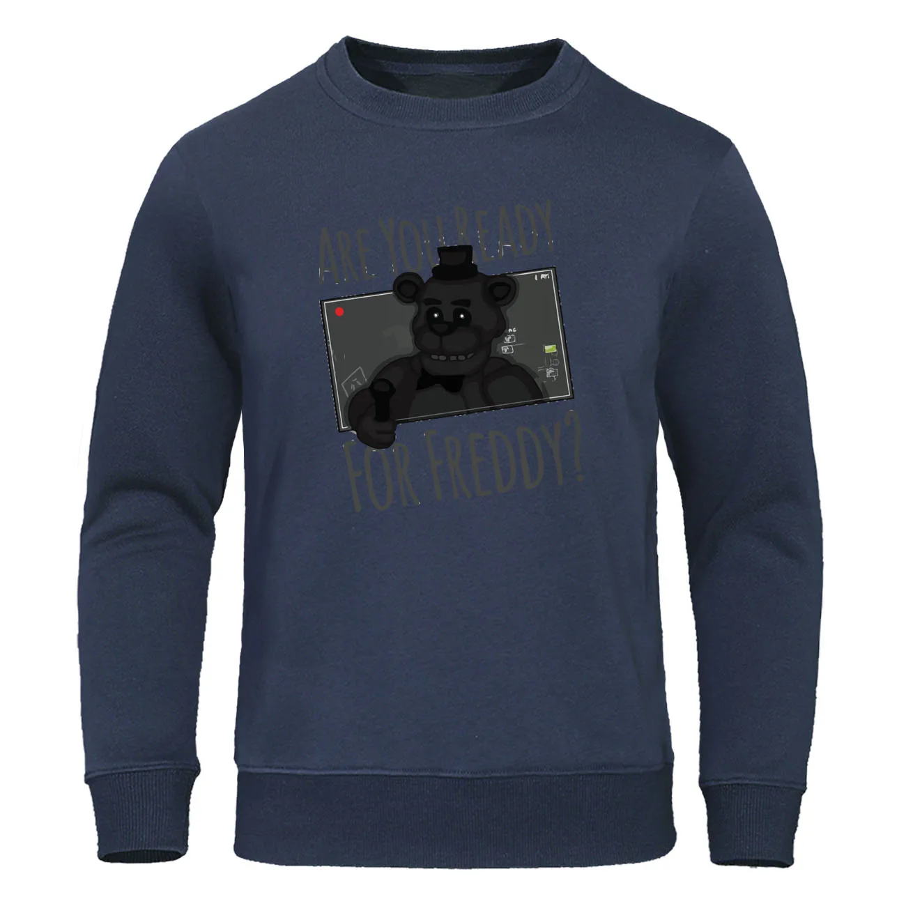 Вы готовы к Фредди? Толстовки с принтом Five Nights At Freddy's Inspired Gamers, осенняя Флисовая теплая толстовка, Мужская Уличная одежда