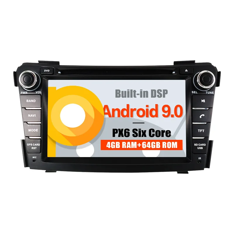 PX5PX6 DSP Android 9 Автомобильный gps навигатор Автомобильный dvd-плеер для HYUNDAI I40 I-40 2011+ мультимедийный плеер радио магнитофон головное устройство