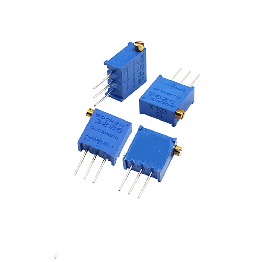 50PCS 3296 3296X Potentiometer Variable Resistor Trimpot Trimmer 1K 2K 5K 10K 20K 50K 100K 200K 500K 1M ohm 100R 200R 500R