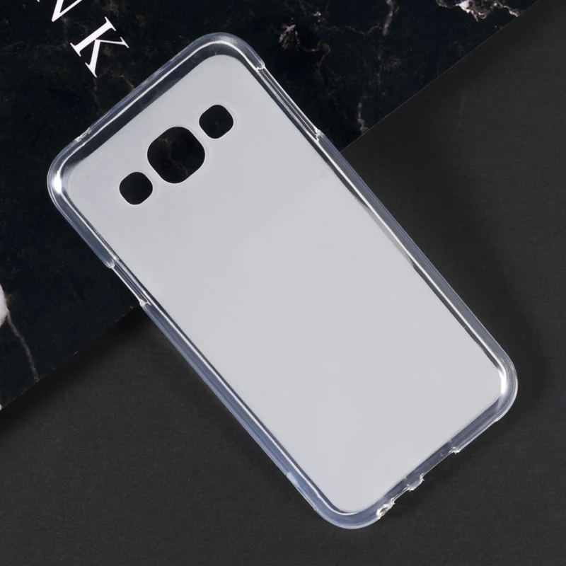 Frosted White Для samsung Galaxy E5 гелевый Пудинг силиконовый защитный чехол для телефона для samsung Galaxy E5 Мягкий ТПУ чехол - Цвет: Frosted White