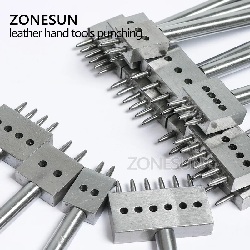 Дыроколы для кожи ZONESUN шаг 4 5 6 мм сделай сам ручная перфорация круглые