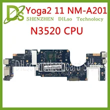 Kefu AIUU1 NM-A201 материнская плата для Lenovo yoga 2 11 yoga 2 11 Материнская плата ноутбука Процессор N3520 Процессор 4G Оперативная память DDR3 тесты работы