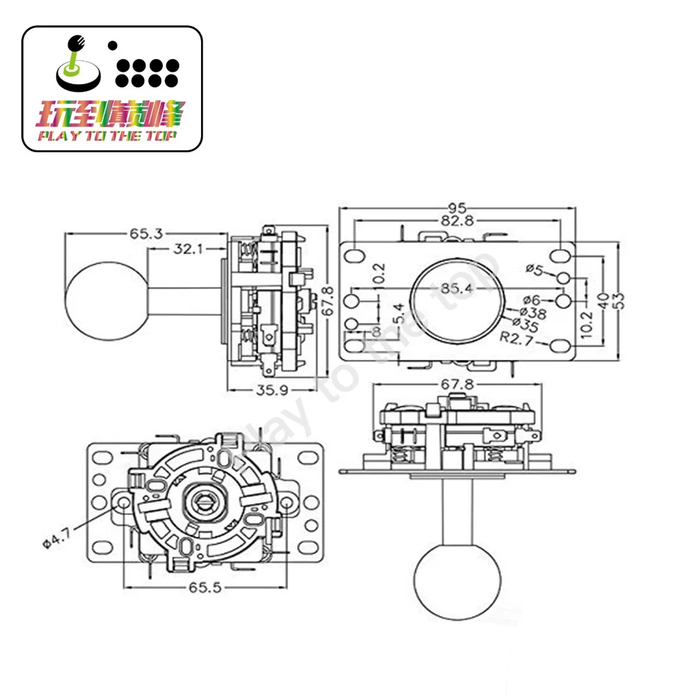 Аркадная игра diy части 2x Нулевая задержка USB энкодер+ 2x8 позиционный джойстик+ 20x аркадные кнопки для Mame, поддержка всех окон