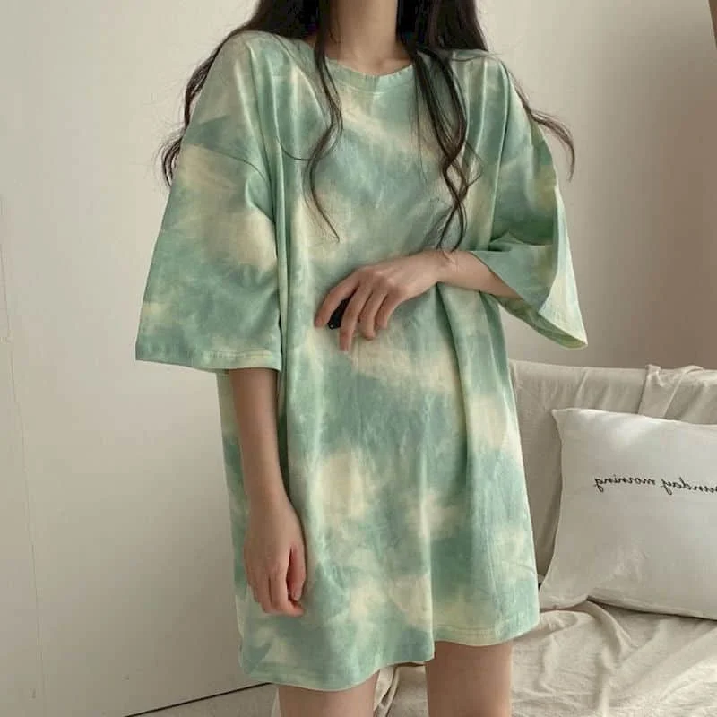 

Женская футболка с коротким рукавом, свободная футболка в Корейском стиле с графическим принтом, в стиле Харадзюку, лето-весна 2023