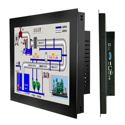 Mini tablette PC 17 pouces tout en un avec boucle, avec écran tactile résistif, wi fi intégré, 1280x1024, pour win 10 Pro 
