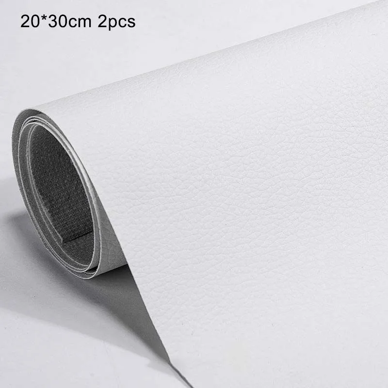 Trimming 2Sheet 20x30cm Self Adhesive Leather Fix Repair Patch Stick-on Sofa PU Leather Fabrics DIY Handmade Stickers Sewing Material fabric and sewing supplies Fabric & Sewing Supplies