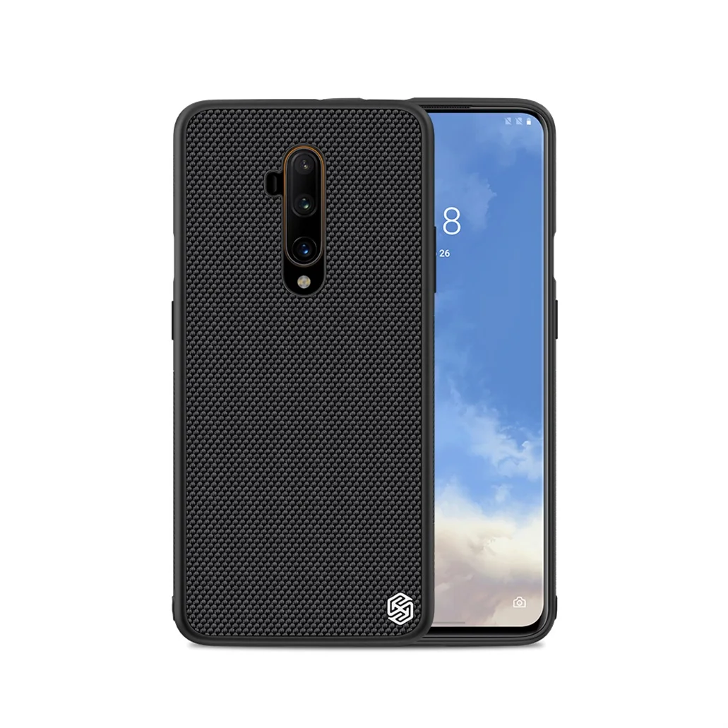 Чехол для OnePlus 7T Pro чехол NILLKIN текстурированная покрыт нейлоновым волокном Чехол нескользящая тонкая и светильник для защиты задней панели для OnePlus 7T Pro
