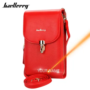

Women Messenger Bags Mini Customized Quality Mini Female Bags Name Engraving Phone Pocket Women Bags Fashion Small Bags For Girl